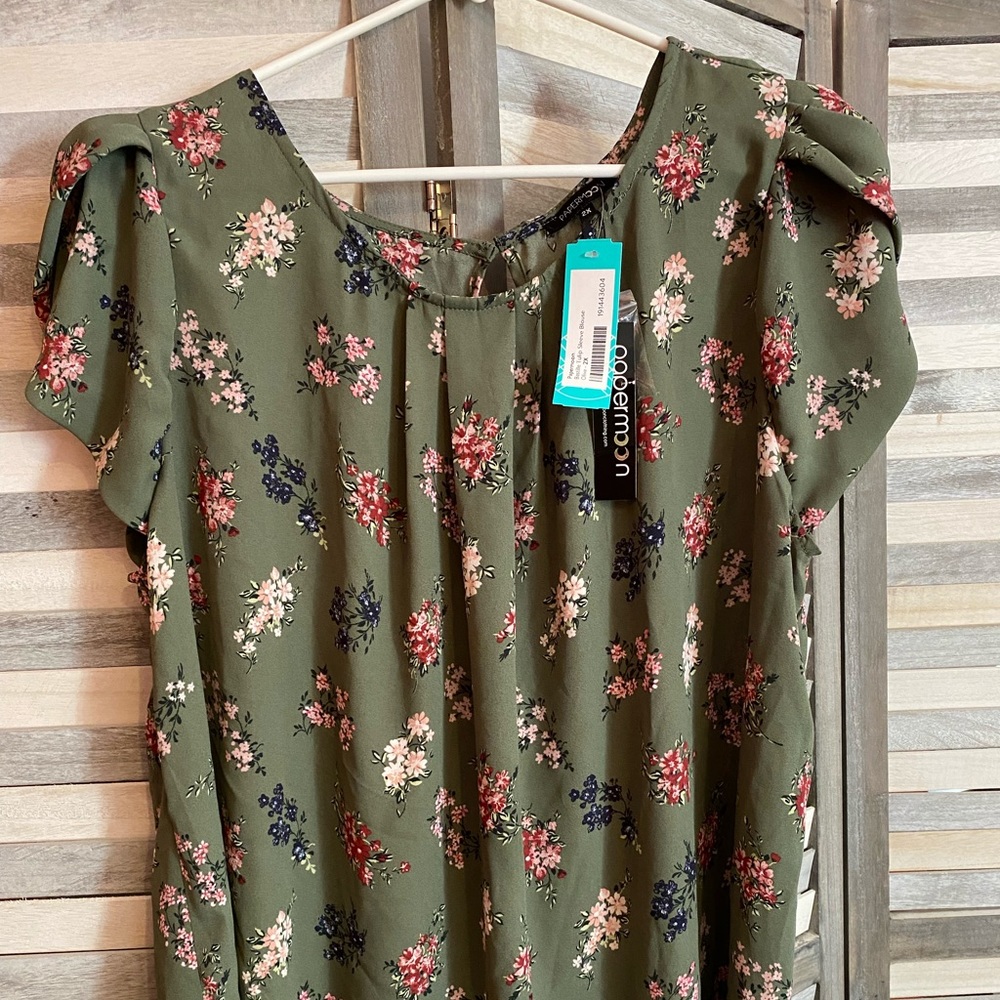 Green Top from Stitch Fix Order Size 2X
